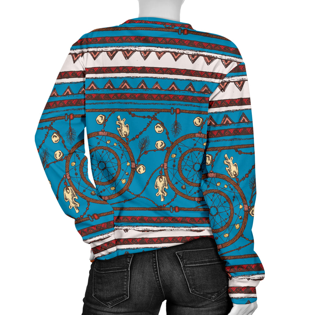 Dream catcher aztec Women Long Sleeve Sweatshirt