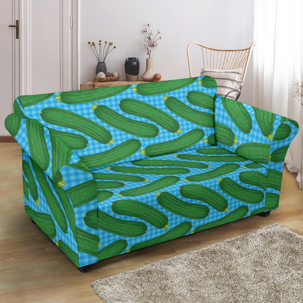 Zucchini Print Design LKS301 Loveseat Couch Slipcover