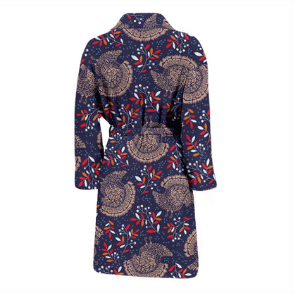 Turkey Print Design LKS401 Men Bathrobe