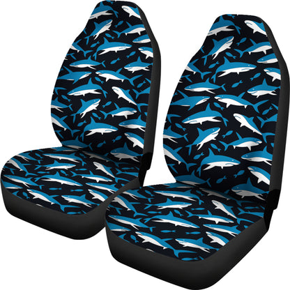 Shark Print Design LKS303 Car Seat Covers