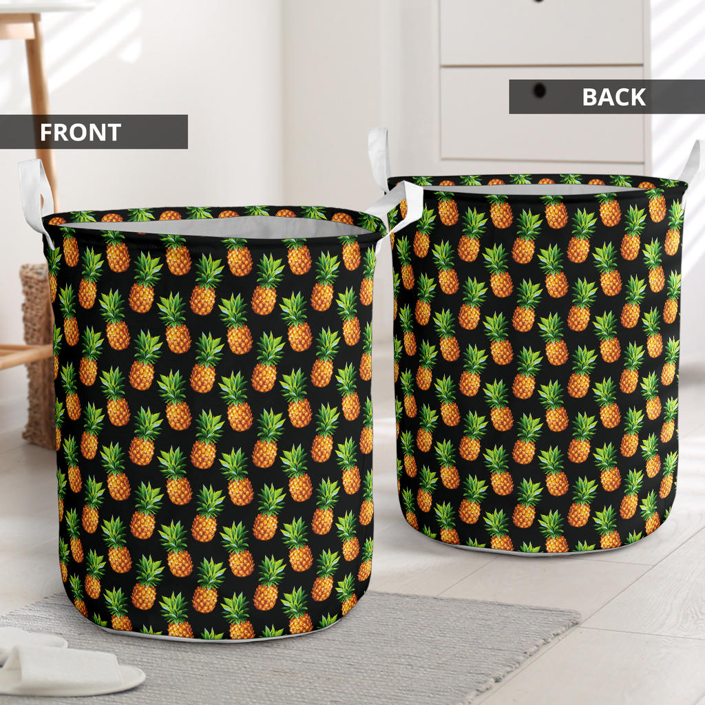 Pineapple Cute Print Design Pattern Laundry Basket