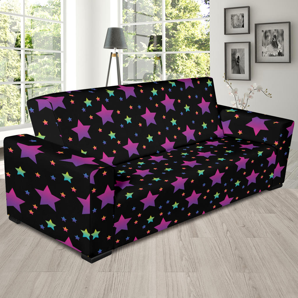 Star Print Design LKS305 Sofa Slipcover
