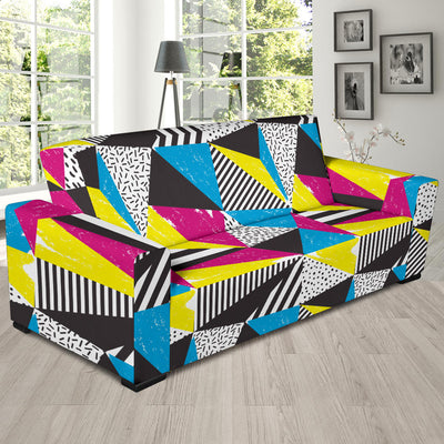 80s Pattern Print Design 2 Sofa Slipcover