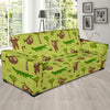 Alligator Pattern Print Design 04 Sofa Slipcover