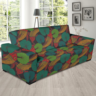 KOI Fish Pattern Print Design 01 Sofa Slipcover