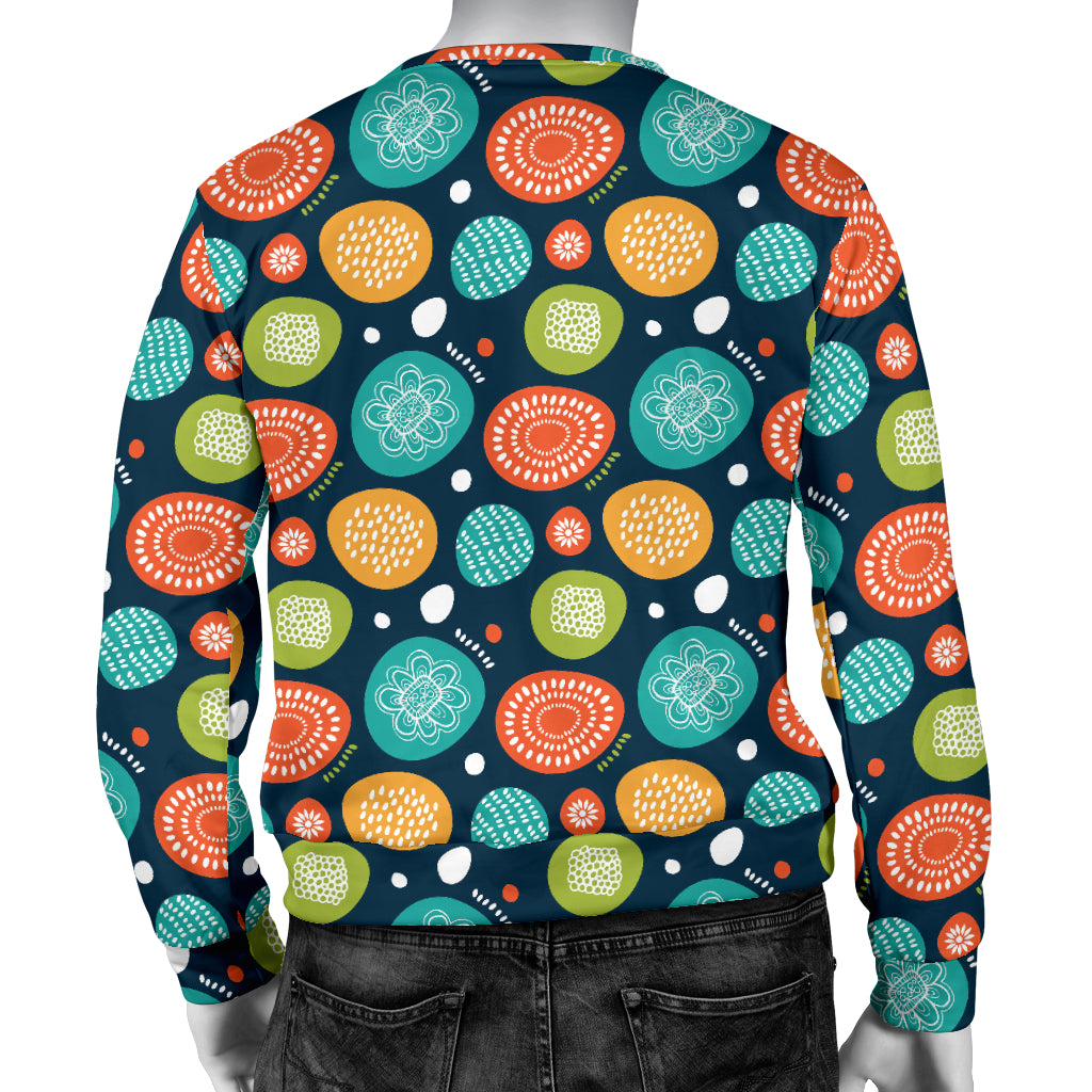 Swedish Themed Design Men Long Sleeve Sweatshirt