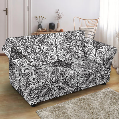 Bandana Print Design LKS309 Loveseat Couch Slipcover
