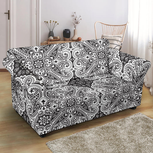 Bandana Print Design LKS309 Loveseat Couch Slipcover
