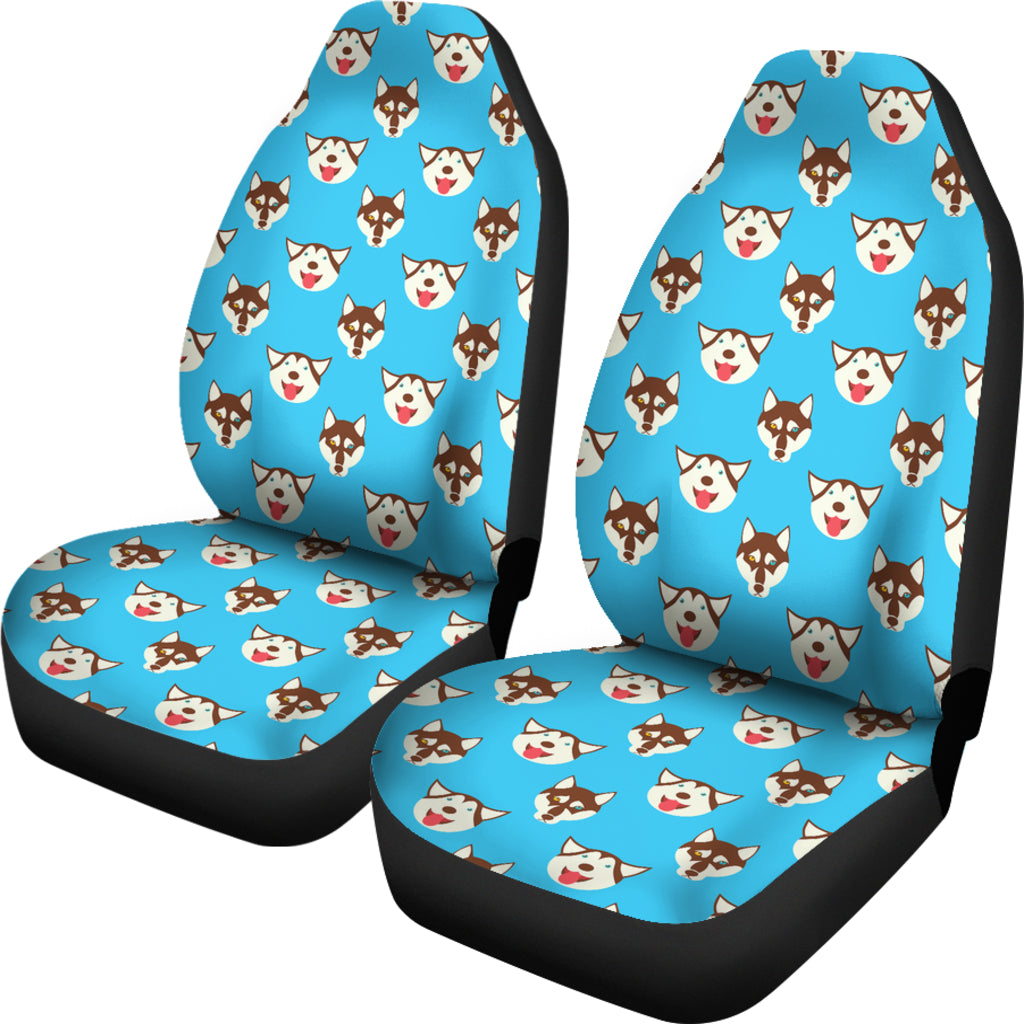Siberian Huskies Print Design LKS306 Car Seat Covers
