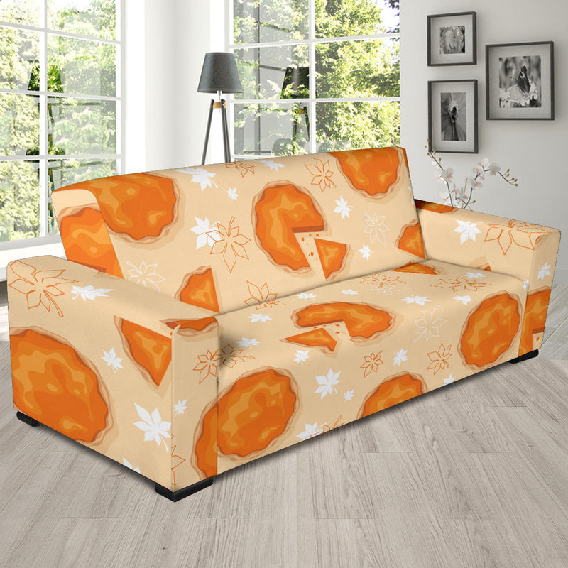 Pie Pattern Print Design A01 Sofa Slipcover