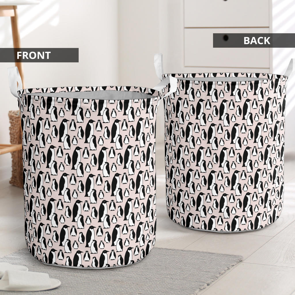Penguin Themed Laundry Basket