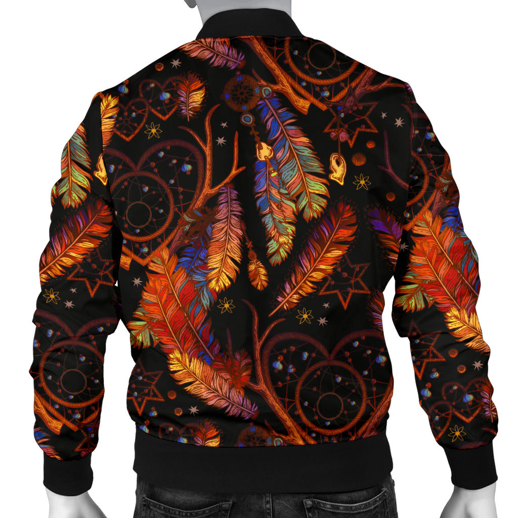 Dream Catcher Native American Design Men Bomber Jacket