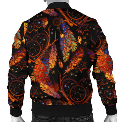 Dream Catcher Native American Design Men Bomber Jacket