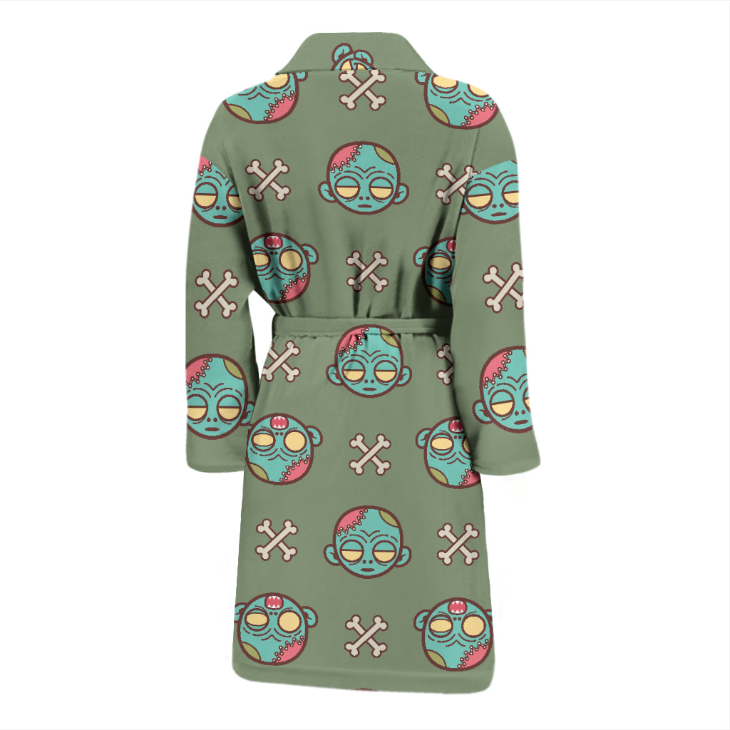 Zombie Print Design LKS301 Men Bathrobe