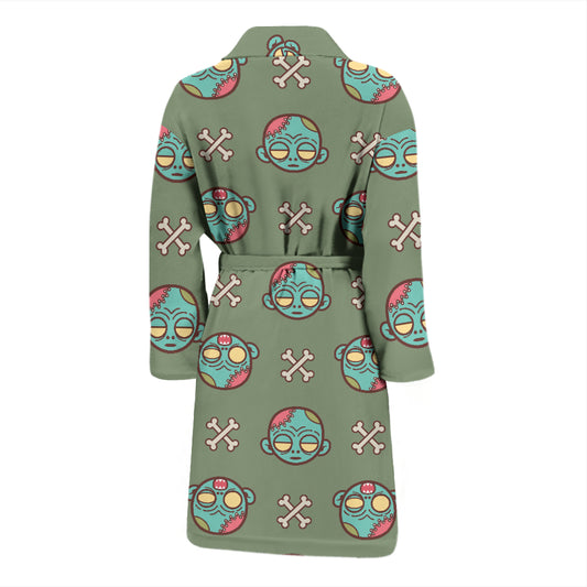 Zombie Print Design LKS301 Men Bathrobe