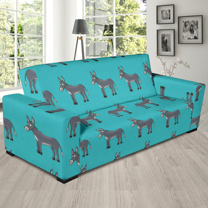 Donkey Pattern Print Design 01 Sofa Slipcover