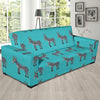 Donkey Pattern Print Design 01 Sofa Slipcover