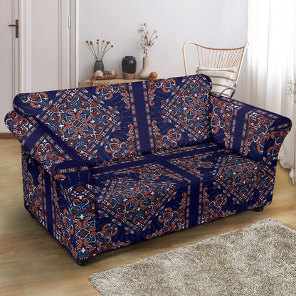 Bandana Print Design LKS3012 Loveseat Couch Slipcover