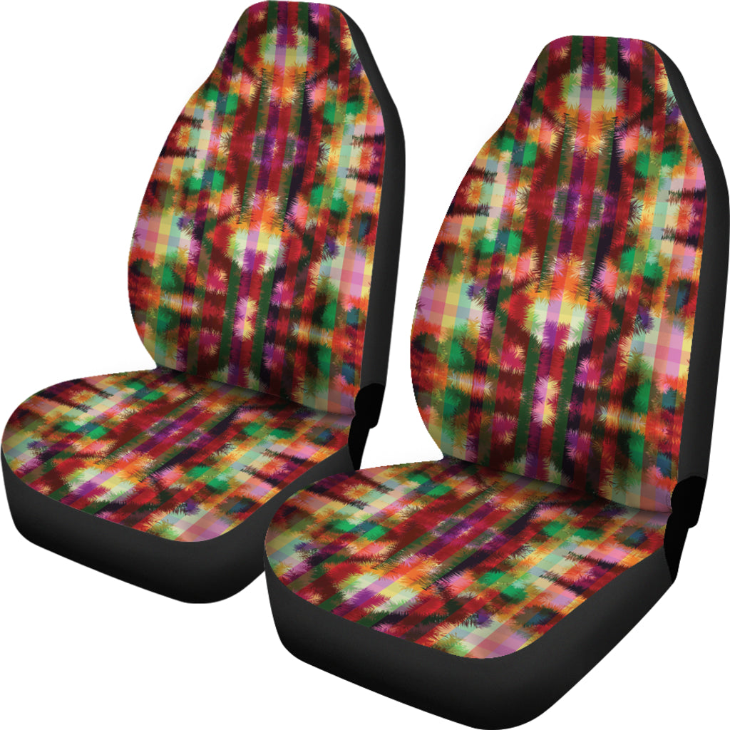 Tie Dye Print Design LKS301 Car Seat Covers