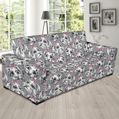 Maltese Pattern Print Design 01 Sofa Slipcover