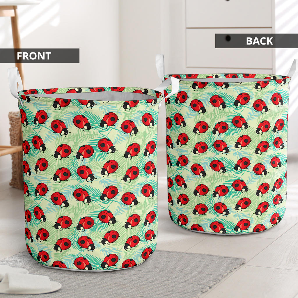 Ladybug Cute Print Pattern Laundry Basket