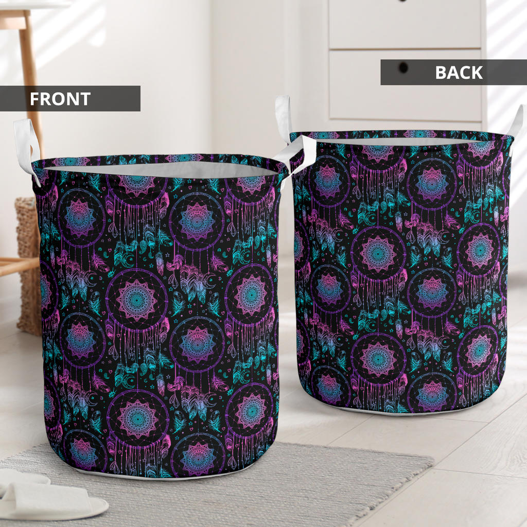 Dream catcher boho mandala Laundry Basket