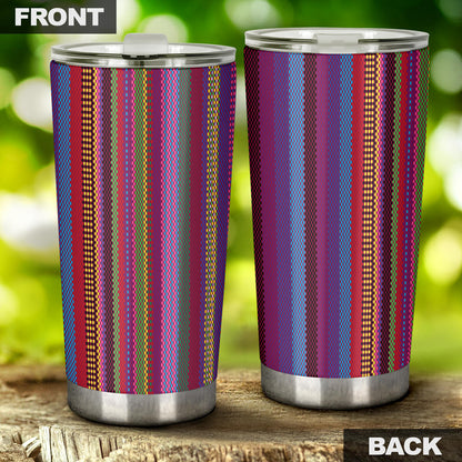 Serape Stripe Print Tumbler