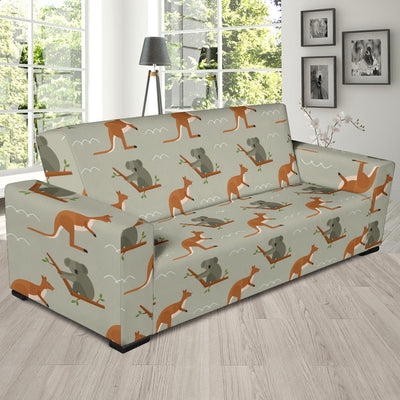 Koala Pattern Print Design 03 Sofa Slipcover