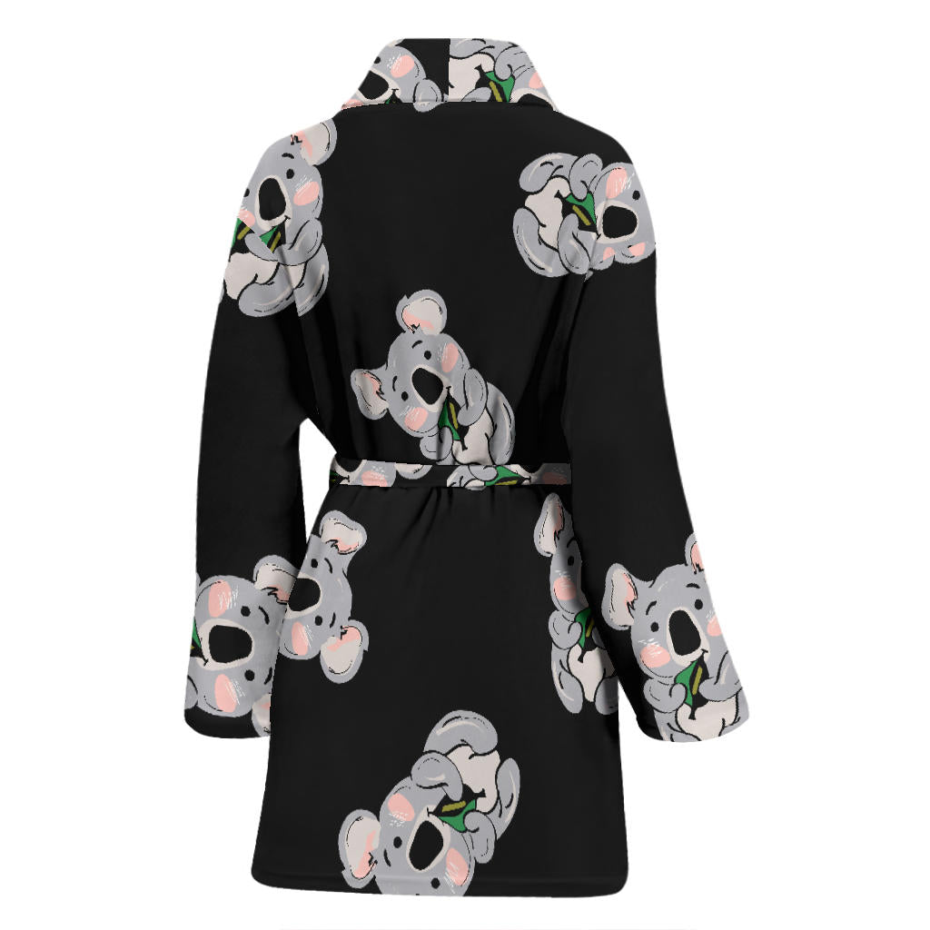 Koala Pattern Print Design 05 Women Bathrobe