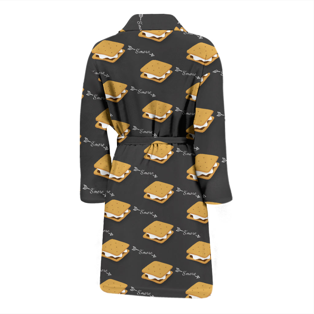 S_Mores Print Design LKS301 Men Bathrobe