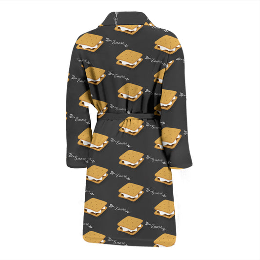 S_Mores Print Design LKS301 Men Bathrobe