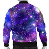 Galaxy Night Stardust Space Print  Men Bomber Jacket