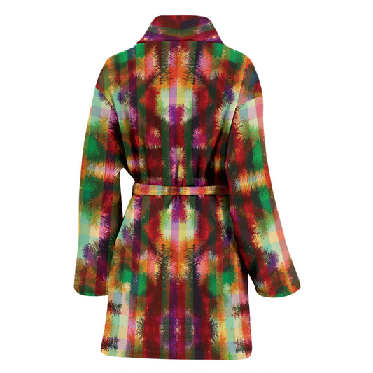 Tie Dye Print Design LKS301 Women Bathrobe