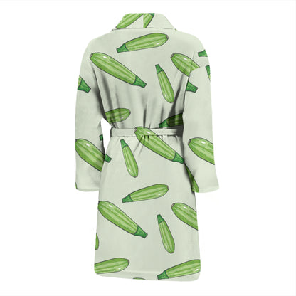 Zucchini Print Design LKS302 Men Bathrobe