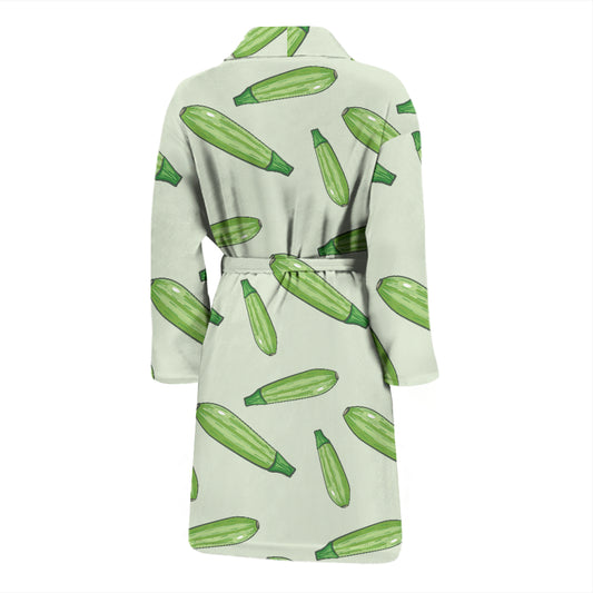 Zucchini Print Design LKS302 Men Bathrobe