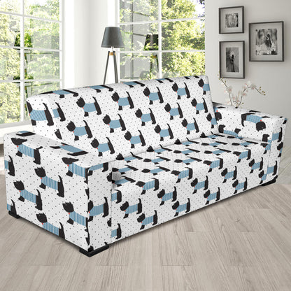 Scottish Terriers Print Design LKS3012 Sofa Slipcover
