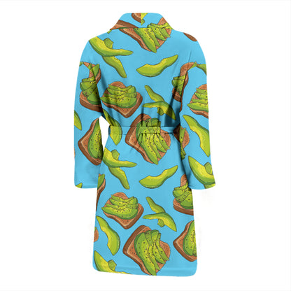 Sandwich Avocado Print Design LKS306 Men Bathrobe