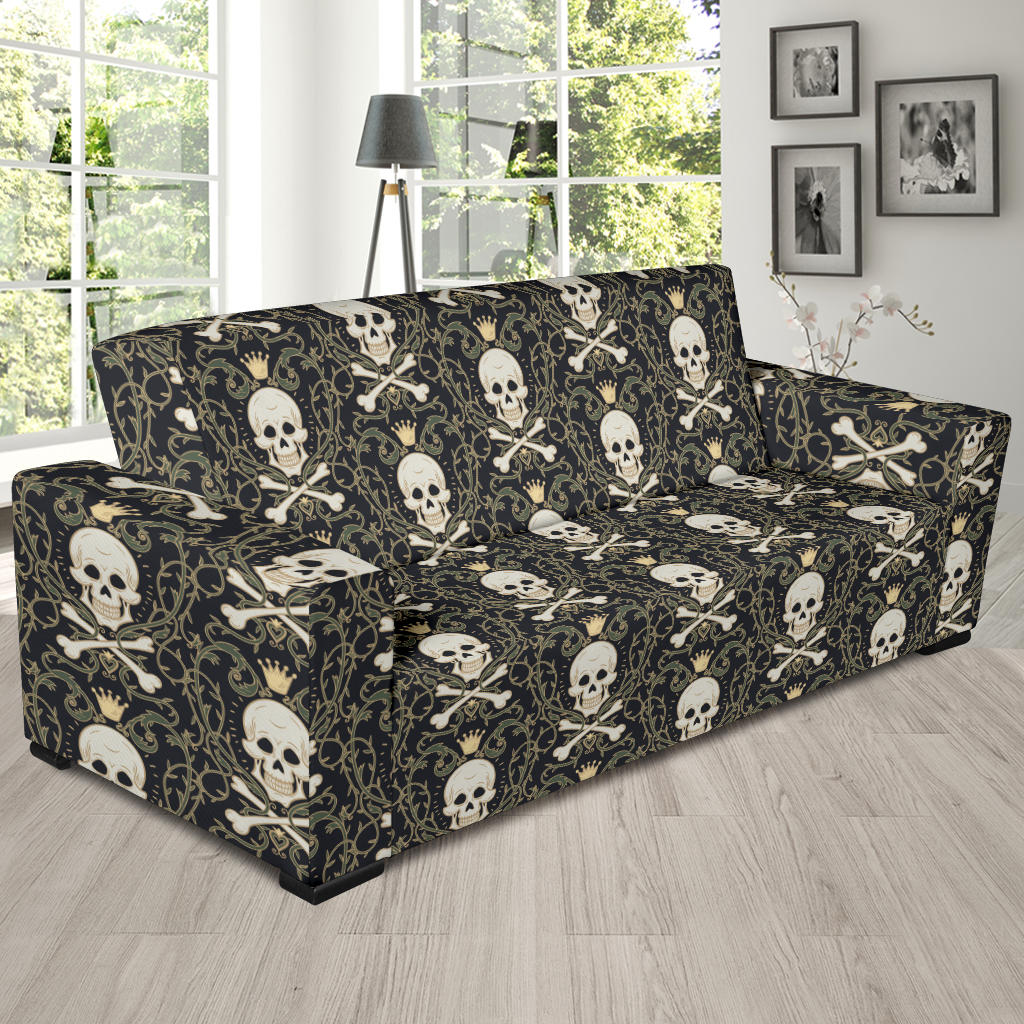 Skull King Print Design LKS307 Sofa Slipcover