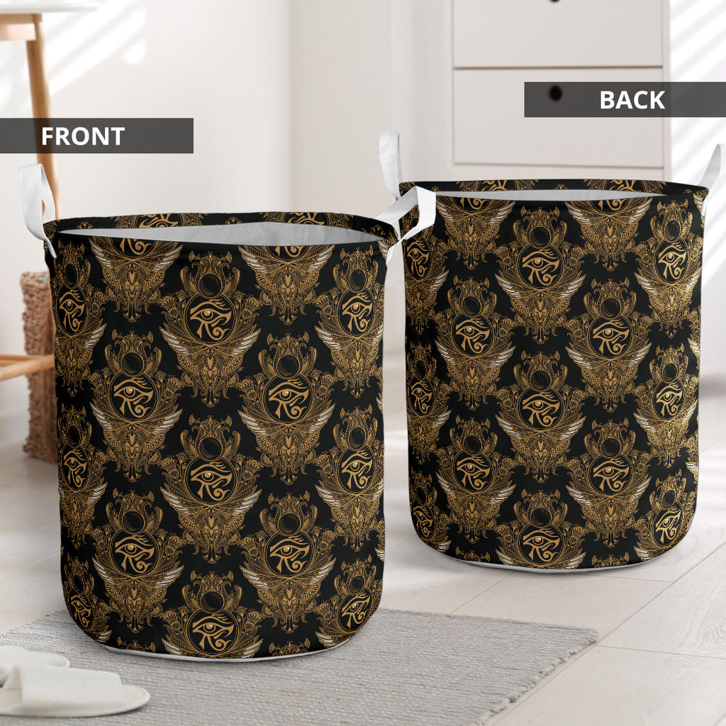 Eye of Horus Mandala Style Laundry Basket