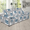 Polar Bear Pattern Print Design A03 Sofa Slipcover