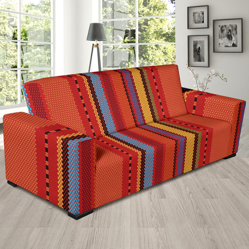 Mexican Pattern Print Design 05 Sofa Slipcover