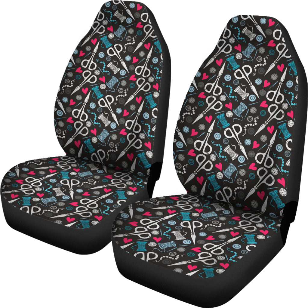 Sewing Equipment Print Design LKS305 Car Seat Covers