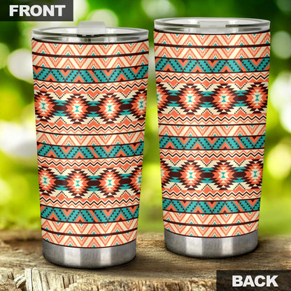 Navajo Western Style Print Pattern Tumbler