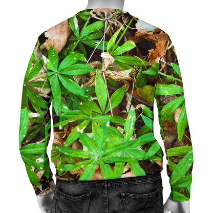 Camouflage Realistic Tree Fresh Print Men Long Sleeve Sweatshirt