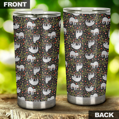 Sloth Cute Design Themed Print Tumbler