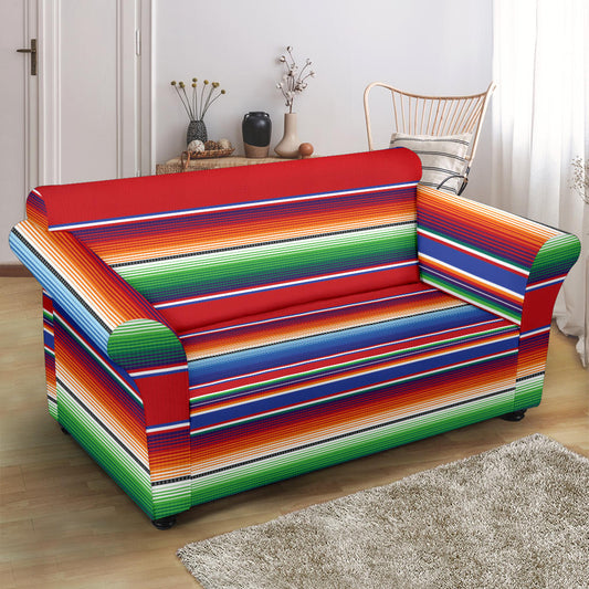 Serape Print Design LKS304 Loveseat Couch Slipcover