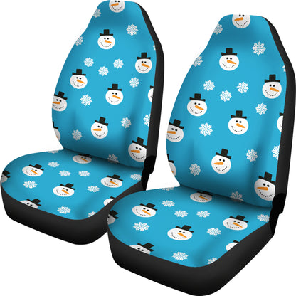 Snowman Print Design LKS303 Car Seat Covers