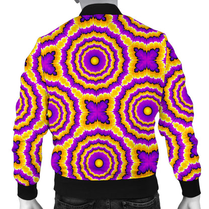 Optical illusion Expansion Men Bomber Jacket