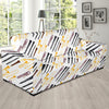 Clarinet Pattern Print Design 01 Sofa Slipcover