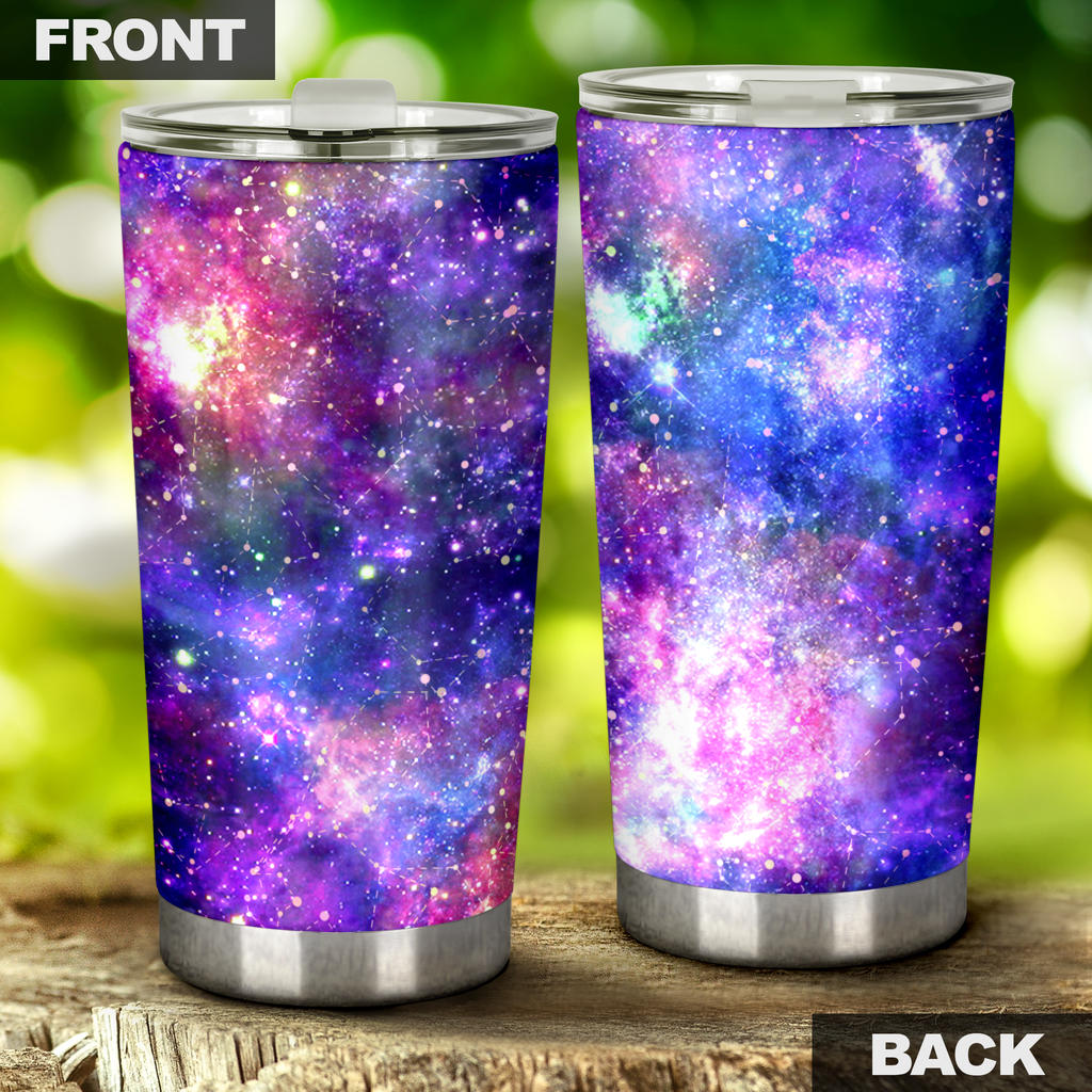 Galaxy Night Stardust Space Print  Tumbler